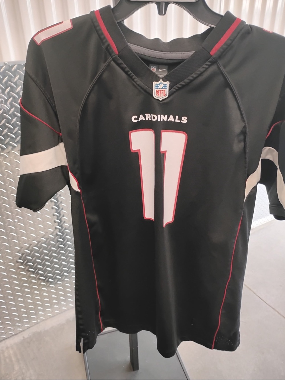 Nike Black Arizona Cardinals #11 Football Jersey with Red & White Trim